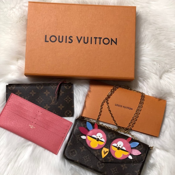 LOUIS VUITTON POCHETTE FELICIE LOVELYBIRD $1400 - Picture 7 of 7